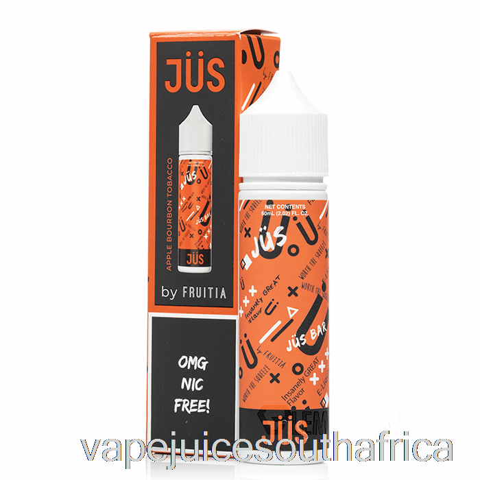 Vape Juice South Africa Apple Bourbon Tobacco - Jus E-Liquid - 60Ml 3Mg